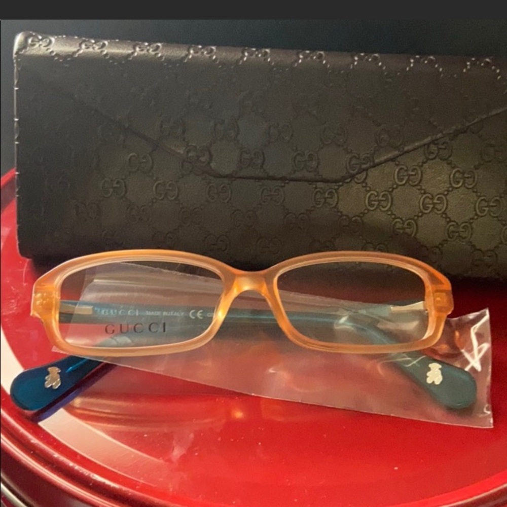 COPY - Gucci Authentic Optical lenses orange/blue color
